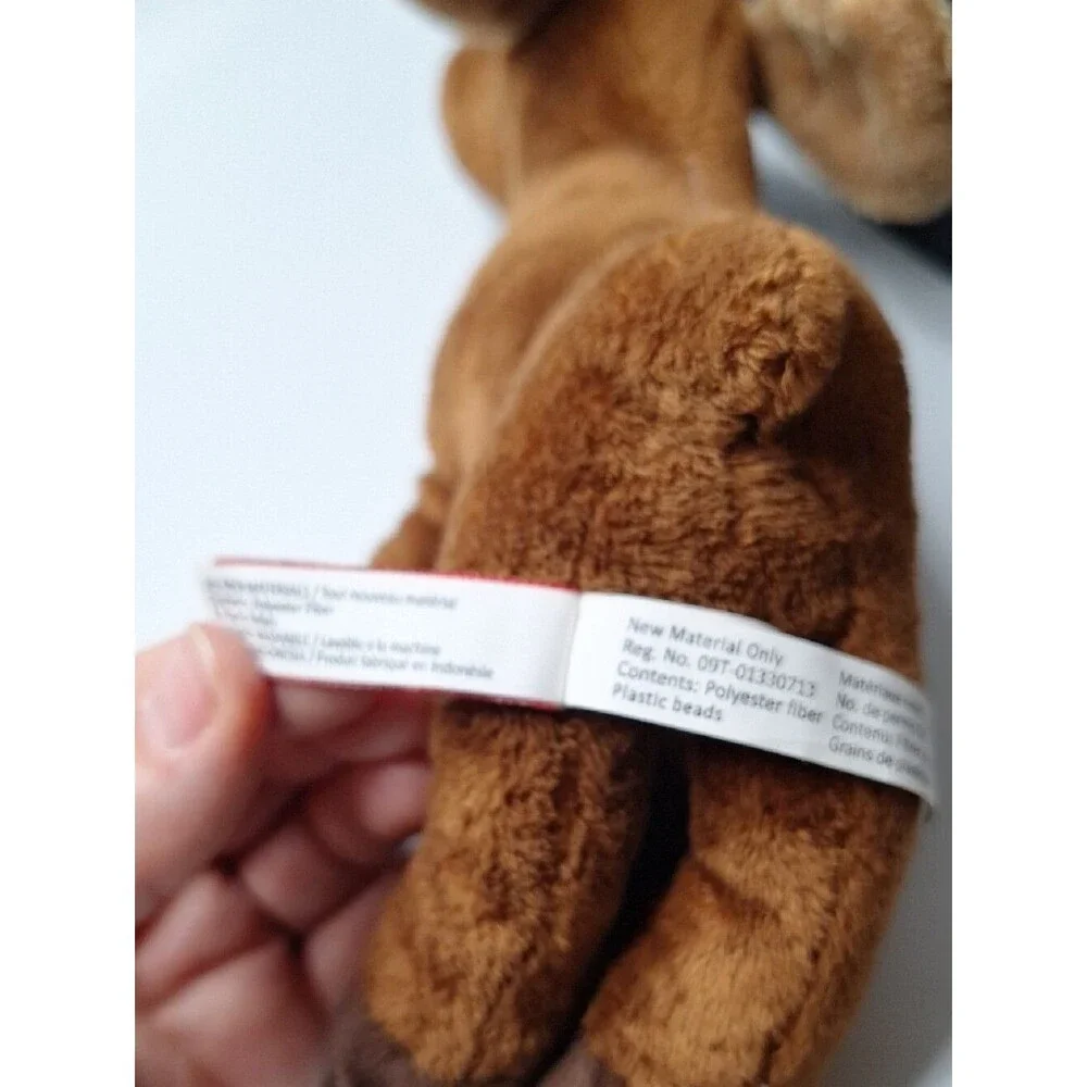 Douglas Plush Moose Stuffed Animal - Brown with Tan Antlers